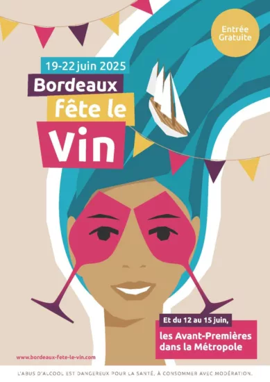 affiche de l'événement Bordeaux Fête le Vin