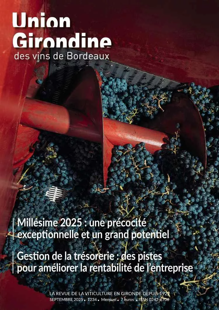 une spéciale vendanges du magazine union girondine des vins de bordeaux