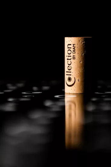 deux bouchons diam collections pour vins tranquilles, innovation de diam bouchage présentée sur sitevi