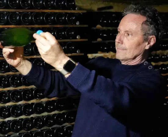 Lionel Lateyron, producteur et élaborateur de Crémant, à l'origine de la création de l'AOC